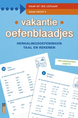 herhalingsoefeningen taal en rekenen. Naar het 3de leerjaar, naar groep 5