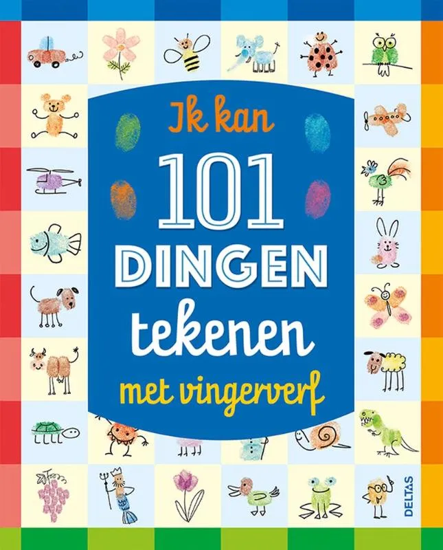 Ik kan 101 dingen tekenen met vingerverf | 9789044765007 Ik kan 101 dingen tekenen met vingerverf