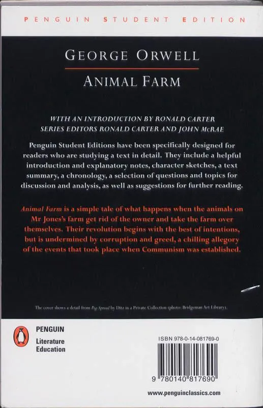 Animal Farm | 9780140817690 Animal Farm - Afbeelding 2