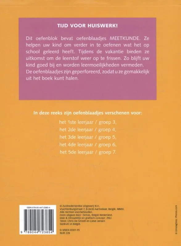 Tijd voor huiswerk Oefenblaadjes meetkunde (10-11 j.) | 9789044723854 Tijd voor huiswerk Oefenblaadjes meetkunde (10-11 j.) - Afbeelding 2