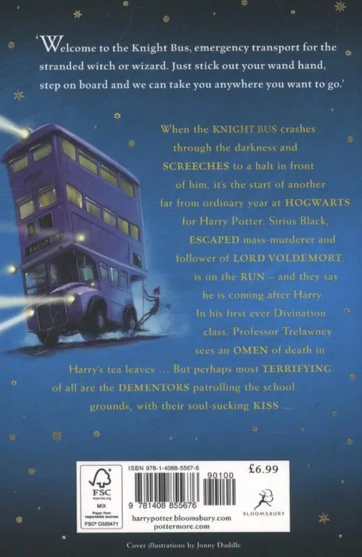 Harry Potter & the prisoner of Azkaban | 9781408855676 Harry Potter & the prisoner of Azkaban - Afbeelding 2