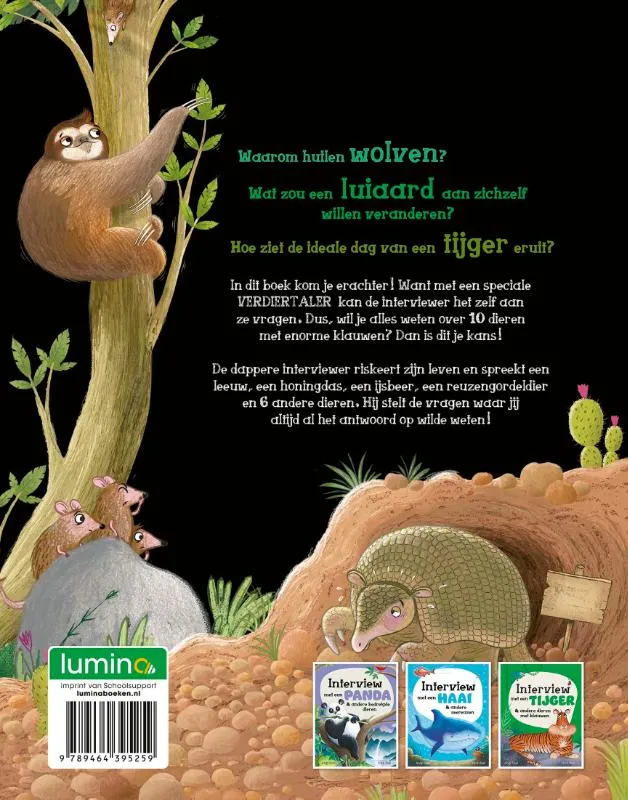 Interview met een tijger & andere dieren met klauwen | 9789464395259 Interview met een tijger & andere dieren met klauwen - Afbeelding 2