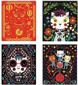 Janod Scratch Art - Katten | 3700217378943