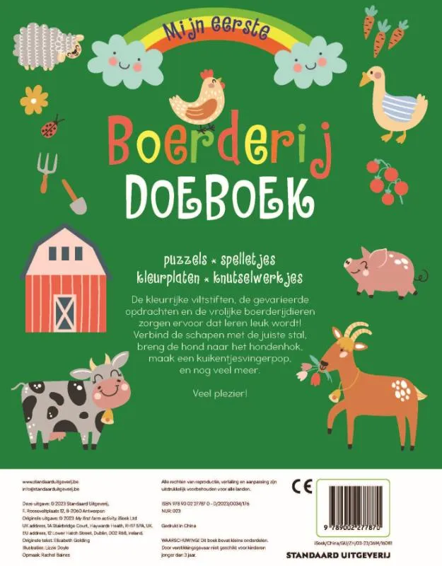 Mijn eerste boerderij doeboek | 9789002277870 Mijn eerste boerderij doeboek - Afbeelding 2