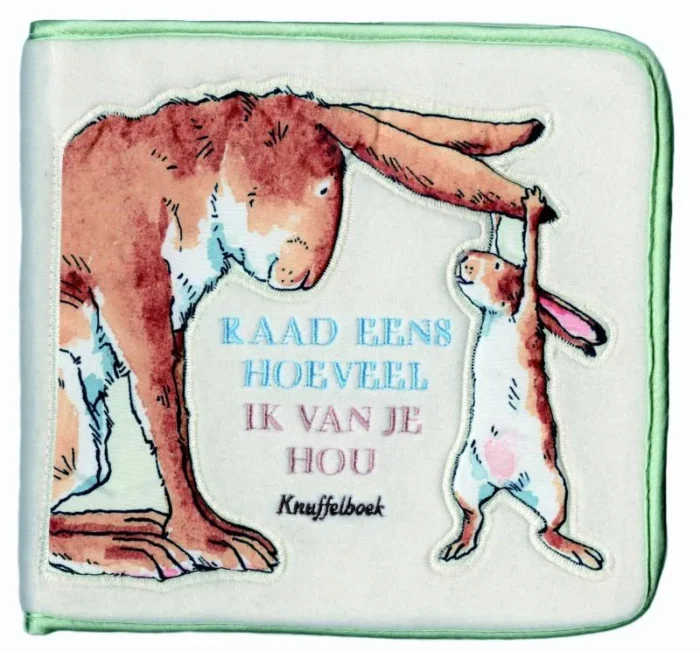 Raad eens hoeveel ik van je hou knuffelboek