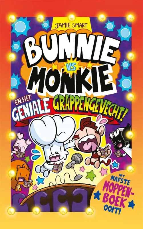 Bunnie vs Monkie en het geniale grappengevecht | 9789025781309 Bunnie vs Monkie en het geniale grappengevecht