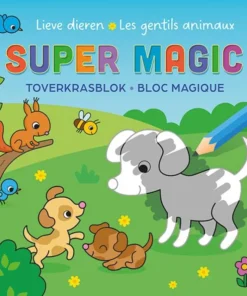 Lieve dieren Toverkrasblok / Les gentils animaux Super Magic Bloc Magique