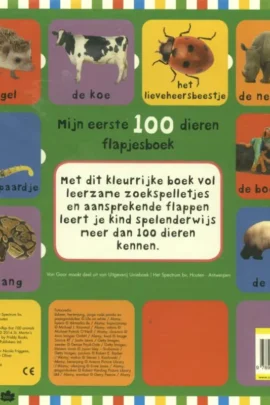 Alternative view of Mijn eerste 100 dieren flapjesboek