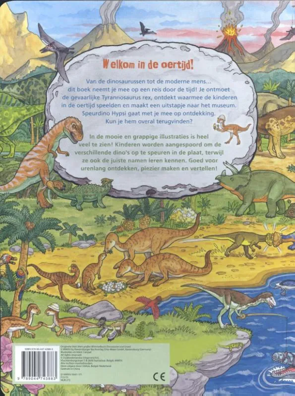 Mijn grote dino kijk- en zoekboek | 9789044743883 Mijn grote dino kijk- en zoekboek - Afbeelding 2