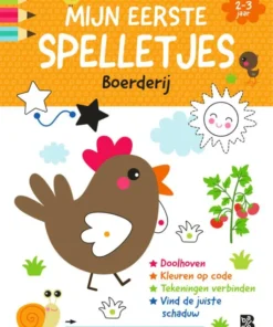 Mijn eerste spelletjesblok boerderij 2-3 jaar