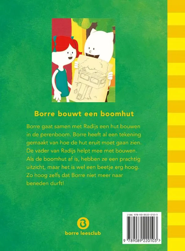 Borre bouwt een boomhut | 9789089220103 Borre bouwt een boomhut - Afbeelding 2