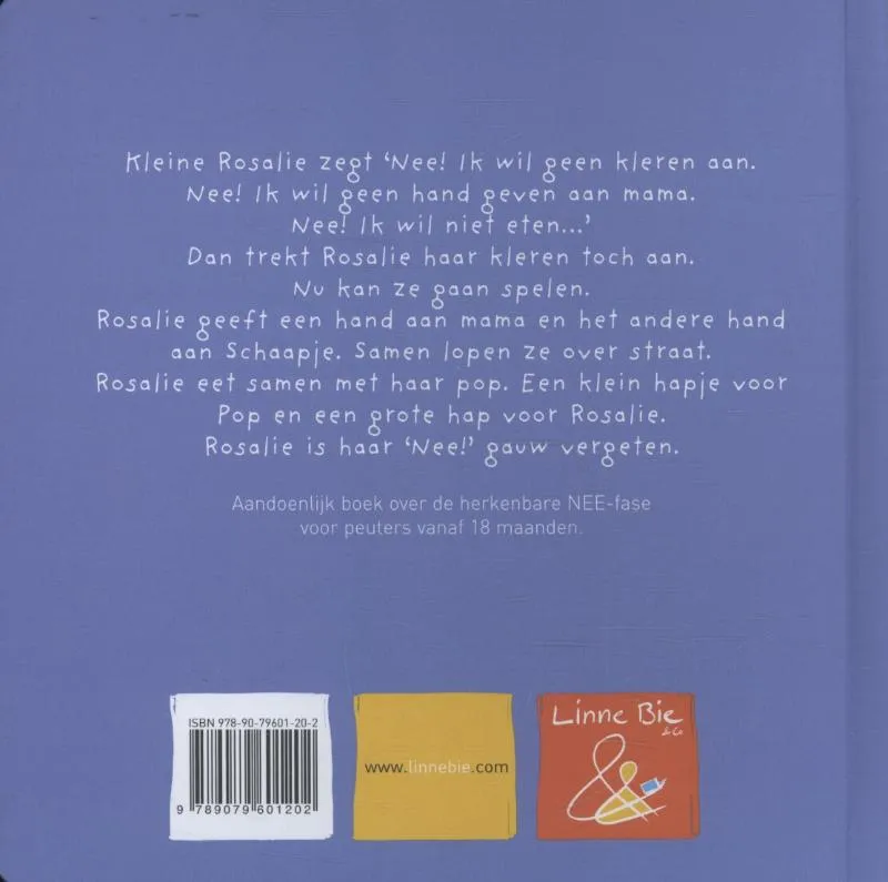 Kleine Rosalie zegt nee! | 9789079601202 Kleine Rosalie zegt nee! - Afbeelding 2