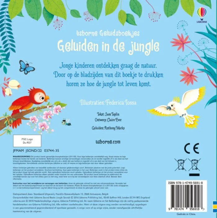 Geluidsboekje – Geluiden in de jungle - Afbeelding 2