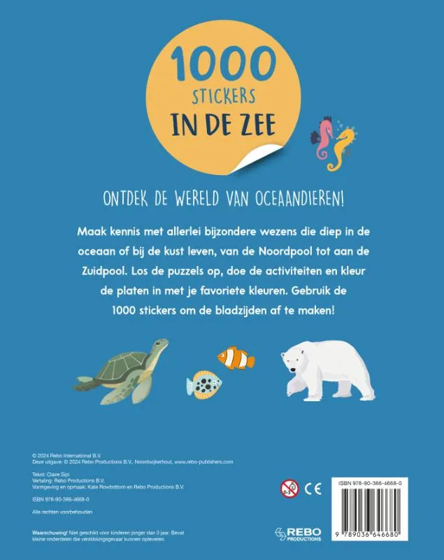 1000 stickers | 9789036646680 1000 stickers - Afbeelding 2