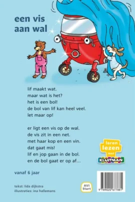 Alternative view of de bol van lif. een vis aan wal