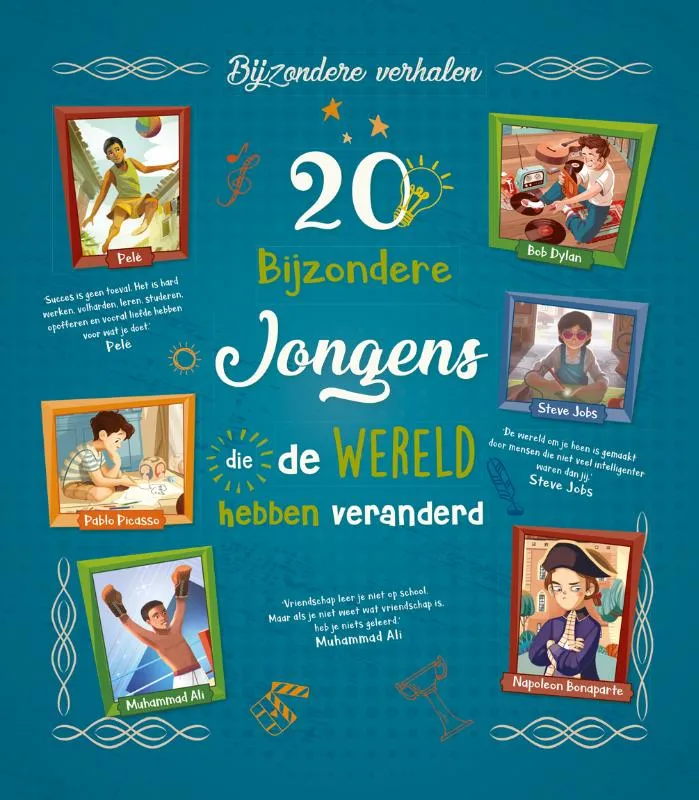 20 bijzondere jongens die de wereld hebben veranderd | 9789036637008 20 bijzondere jongens die de wereld hebben veranderd