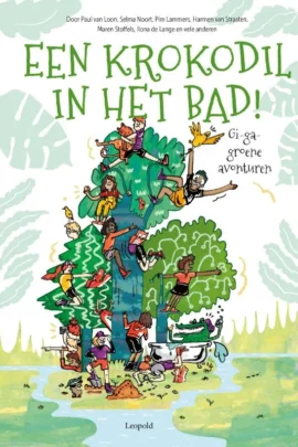 Een krokodil in het bad!