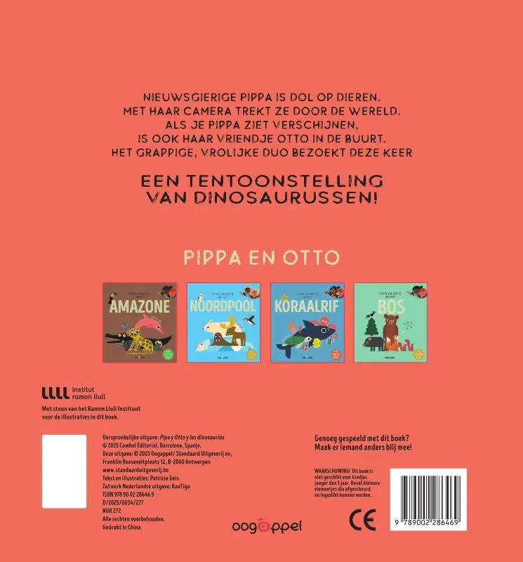 Pippa en Otto bij de dino's | 9789002286469 Pippa en Otto bij de dino's - Afbeelding 2