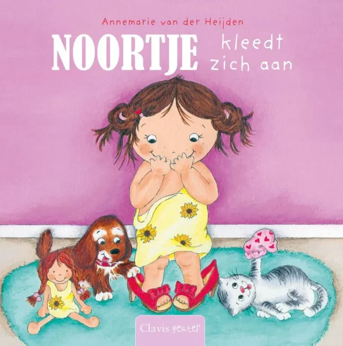 Noortje kleedt zich aan