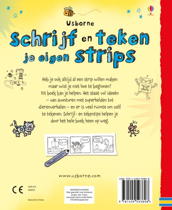 Schrijf en teken je eigen strips | 9781409593898 Schrijf en teken je eigen strips - Afbeelding 2