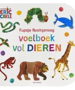 Rupsje Nooitgenoeg voelboek vol dieren