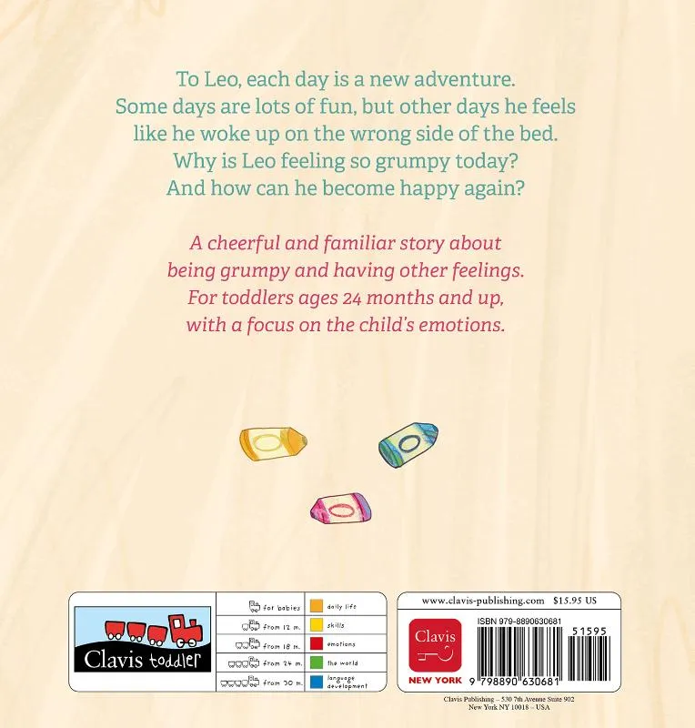 Leo Wakes Up Grumpy | 9798890630681 Leo Wakes Up Grumpy - Afbeelding 2