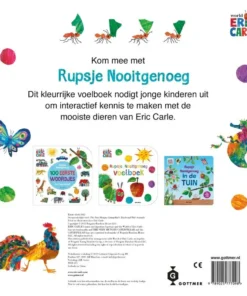 Rupsje Nooitgenoeg voelboek vol dieren | 9789025777098 Rupsje Nooitgenoeg voelboek vol dieren | 9789025777098