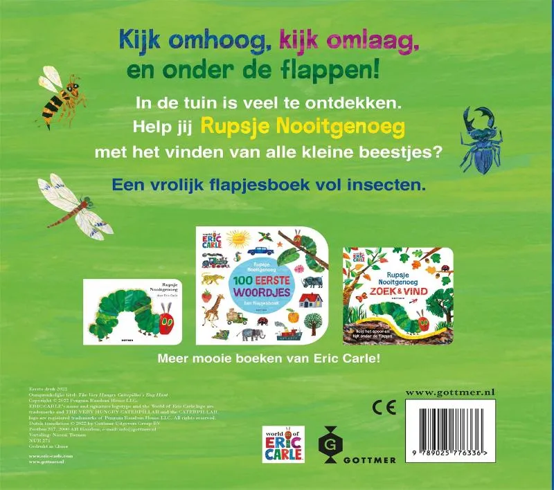 Rupsje Nooitgenoeg in de tuin | 9789025776336 Rupsje Nooitgenoeg in de tuin - Afbeelding 2