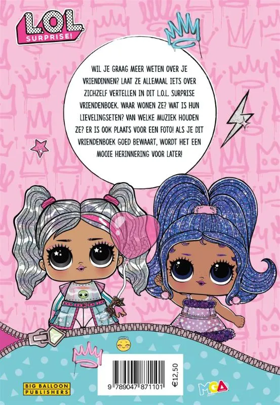 L.O.L. Surprise! Vriendenboekje | 9789047871101 L.O.L. Surprise! Vriendenboekje - Afbeelding 2