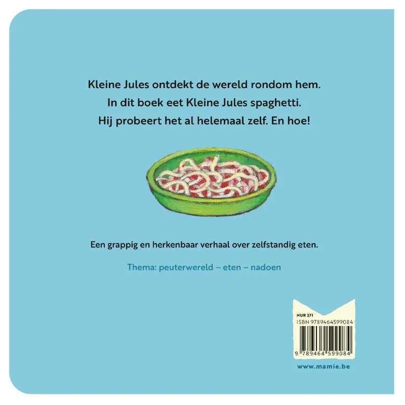 Kleine Jules eet spaghetti | 9789464599084 Kleine Jules eet spaghetti - Afbeelding 2