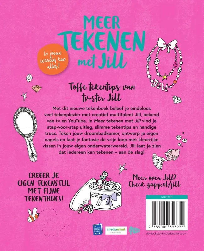 Meer tekenen met Jill | 9789000393275 Meer tekenen met Jill - Afbeelding 2