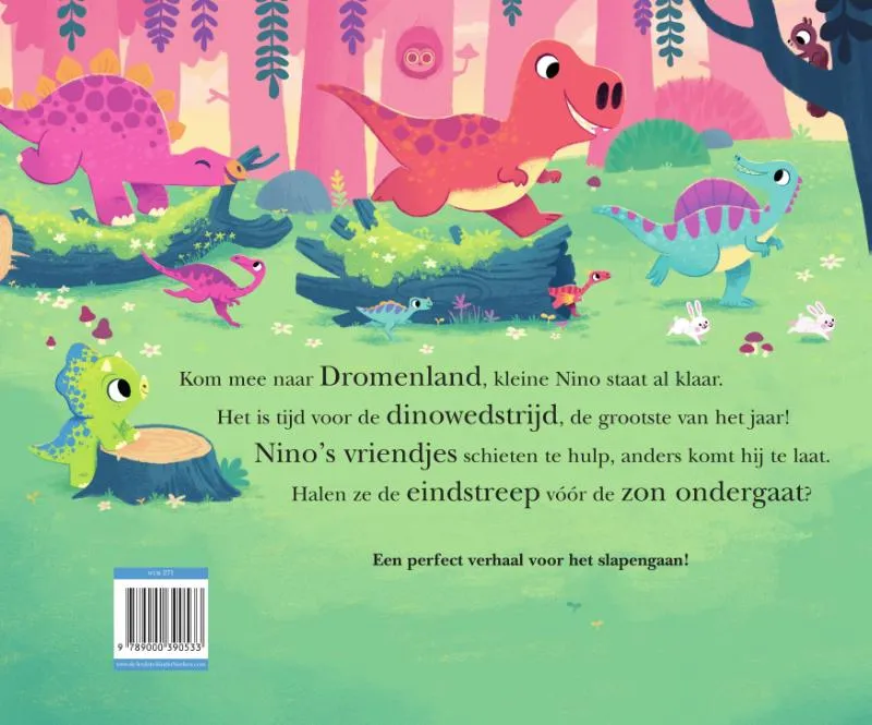 De grote dinowedstrijd | 9789000390533 De grote dinowedstrijd - Afbeelding 2