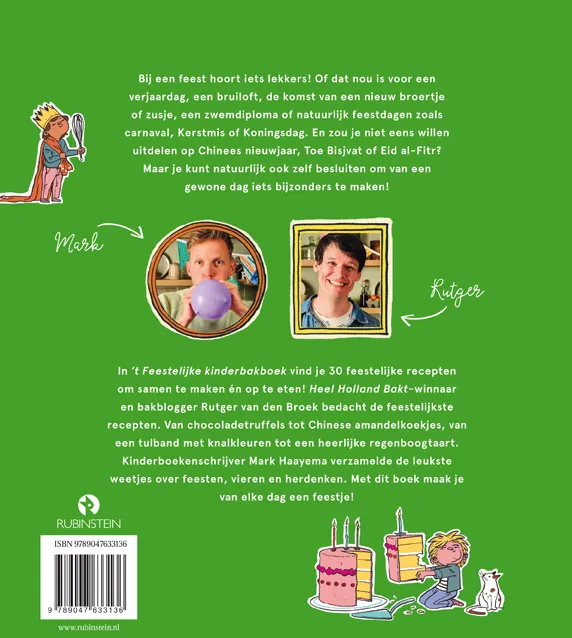 't Feestelijke kinderbakboek | 9789047633136 't Feestelijke kinderbakboek - Afbeelding 2