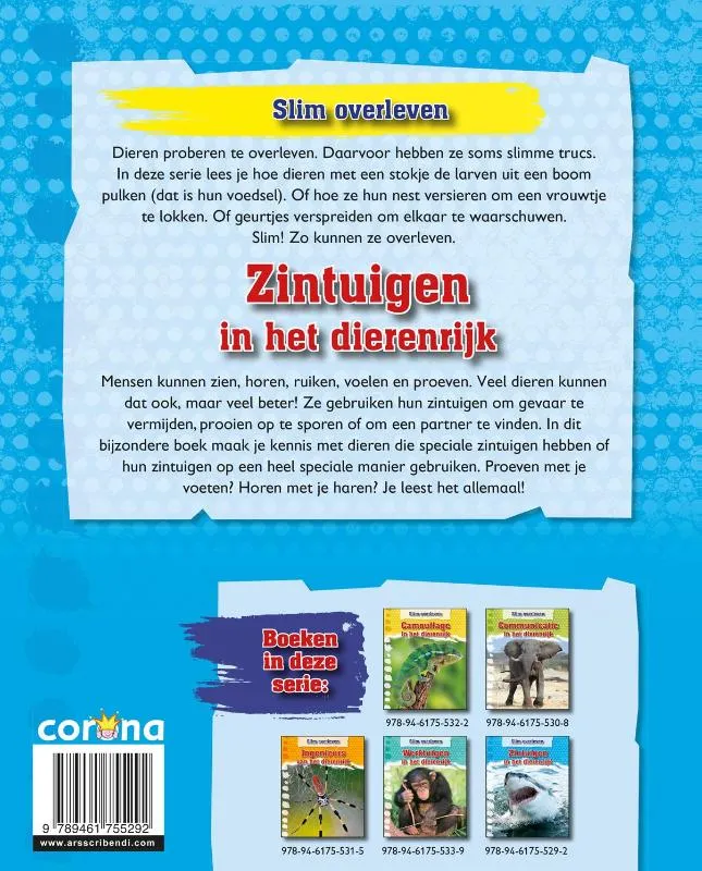 Zintuigen in het dierenrijk | 9789461755292 Zintuigen in het dierenrijk - Afbeelding 2