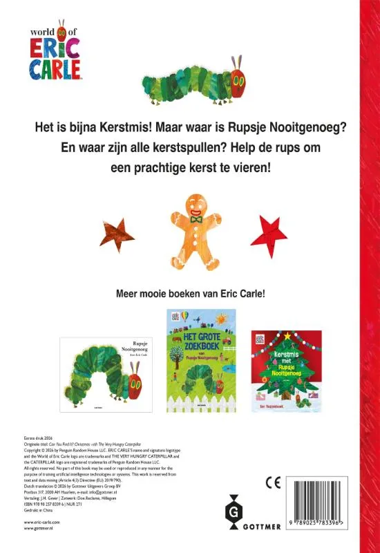 Het grote Kerstmis-zoekboek van Rupsje Nooitgenoeg | 9789025783396 Het grote Kerstmis-zoekboek van Rupsje Nooitgenoeg - Afbeelding 2