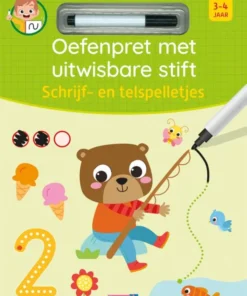 Schrijf- en telspelletjes 3-4 jaar