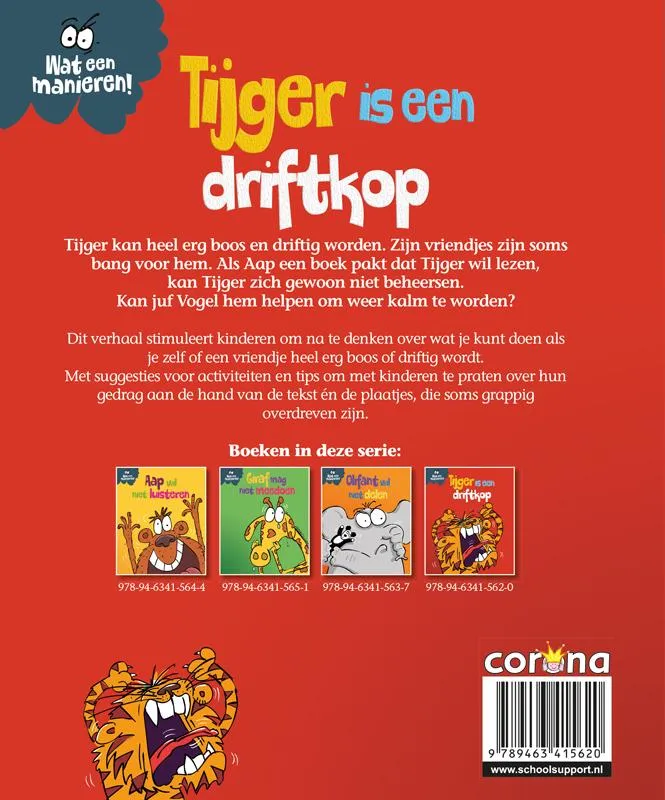 Tijger is een driftkop | 9789463415620 Tijger is een driftkop - Afbeelding 2