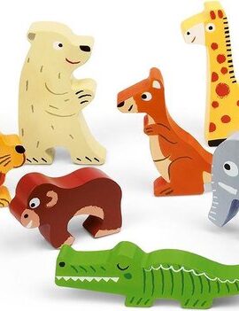 Janod Chunky Puzzel - Dierentuindieren | 3700217370220 Janod Chunky Puzzel - Dierentuindieren | 3700217370220