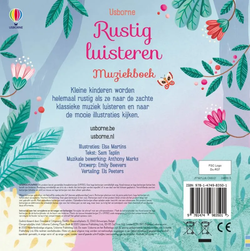 Rustig luisteren muziekboek | 9781474983501 Rustig luisteren muziekboek - Afbeelding 2