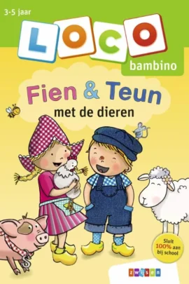 Loco bambino Fien & Teun met de dieren