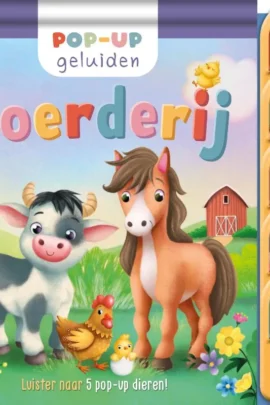 Boerderij – Pop-up geluiden - Luister naar 5 pop-up dieren!