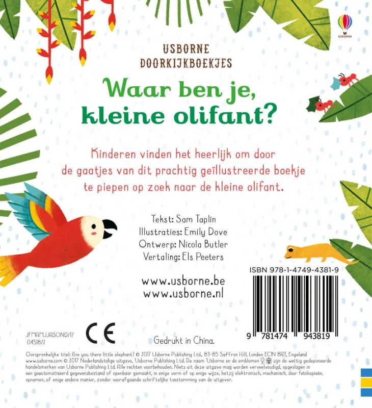 Waar ben je, kleine olifant? | 9781474943819 Waar ben je, kleine olifant? - Afbeelding 2