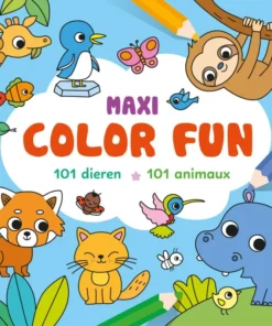 Maxi Color Fun – 101 dieren / Maxi Color Fun – 101 animaux