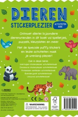 Alternative view of Dieren Stickerplezier activiteitenboek