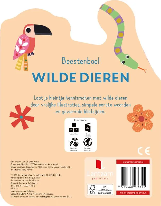 Wilde dieren | 9789460974342 Wilde dieren - Afbeelding 2