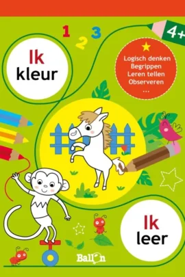 Ik kleur, ik leer. groen 4+
