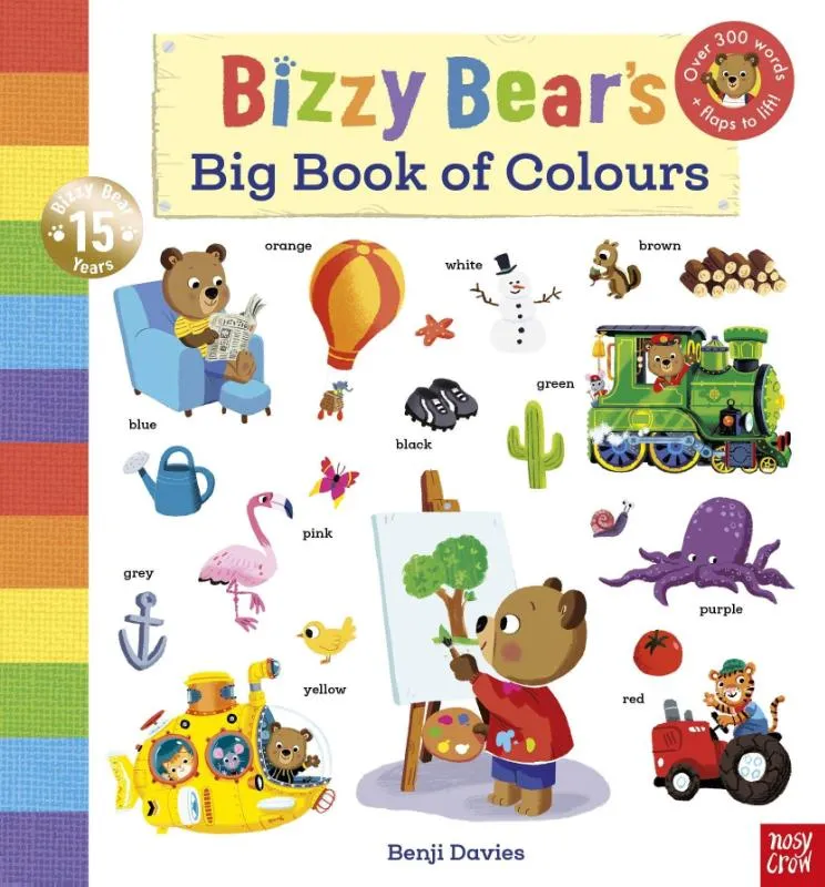 Bizzy Bear's Big Book of Colours | 9781805138204 Bizzy Bear's Big Book of Colours