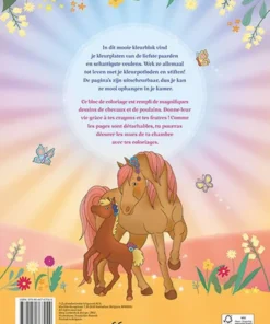 Alternative view of Ik hou van paarden kleurblok / J'aime les chevaux bloc de coloriage