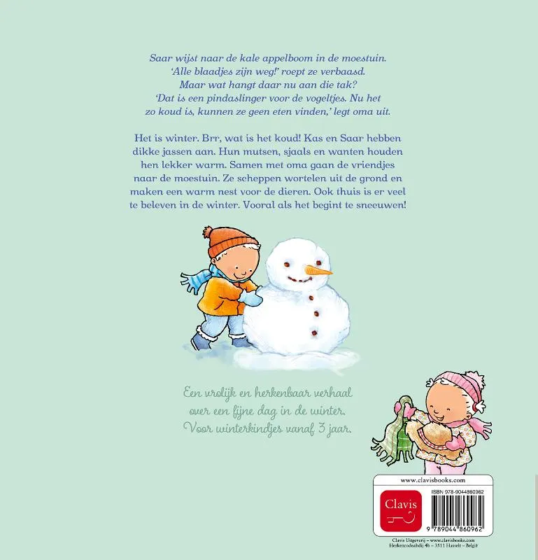 Kas en Saar in de winter | 9789044860962 Kas en Saar in de winter - Afbeelding 2