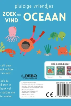 Zoek en vind Oceaan - Pluizige vriendjes | 9789036647069